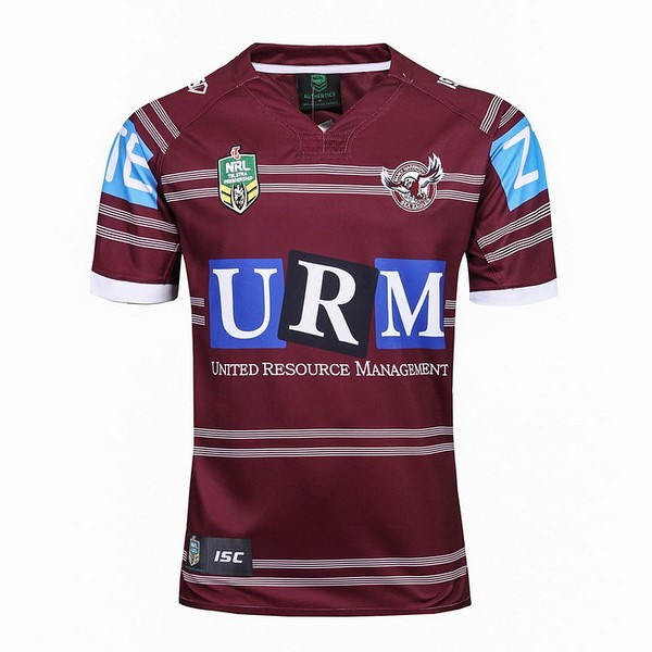 Tailandia Camiseta Manly Sea Eagles 1ª Kit 2017 2018 Rojo